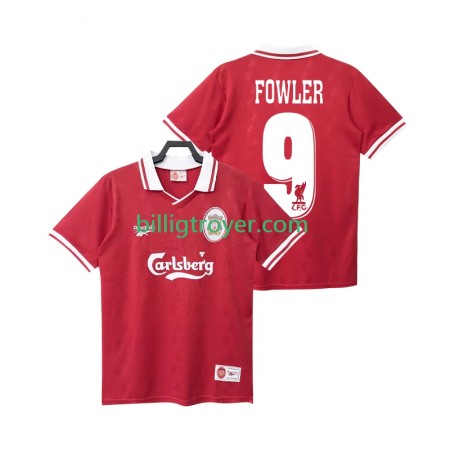 Billige Fotballdrakter Liverpool FOWLER 9 Retro Hjemmedraktsett 1996 1998 Kortermet